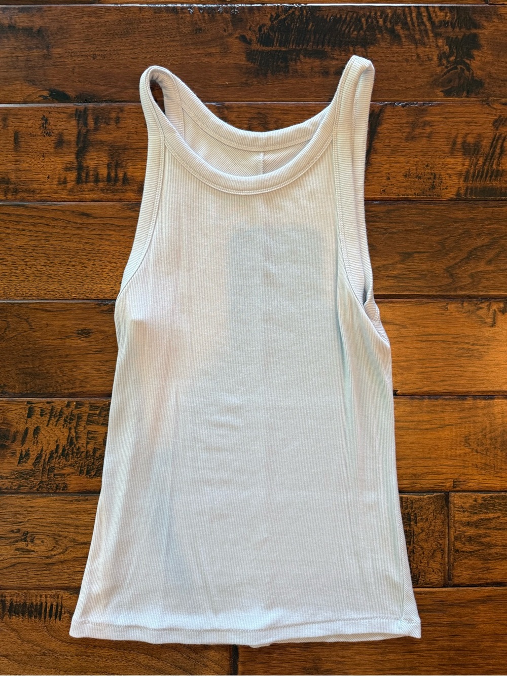 Nuuds Ribbed Tank Top - Light Blue